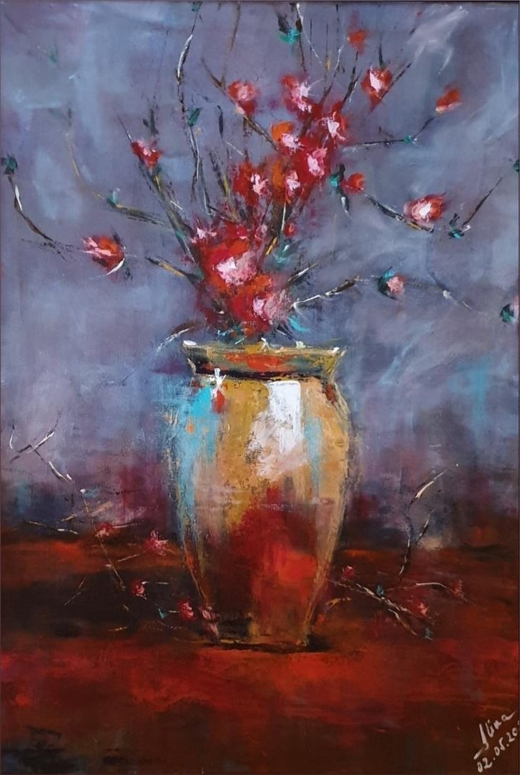 ArteDiAlina.com painting: Sparks of Spring